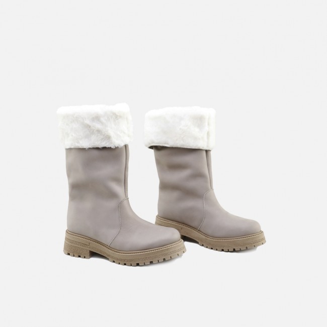 TAUPE STRAIGHT BOOTS
