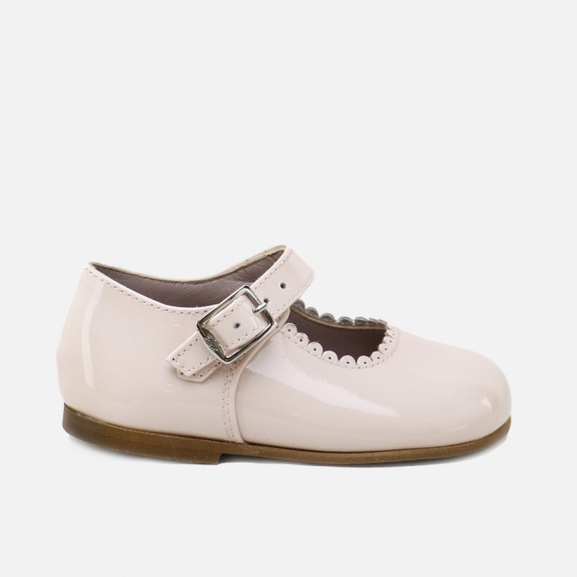 SOFT PINK PATENT MARY-JANES...