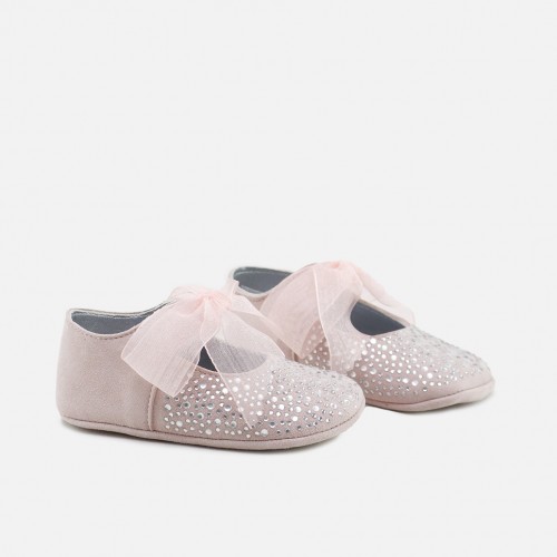 New born pink Mary-Janes