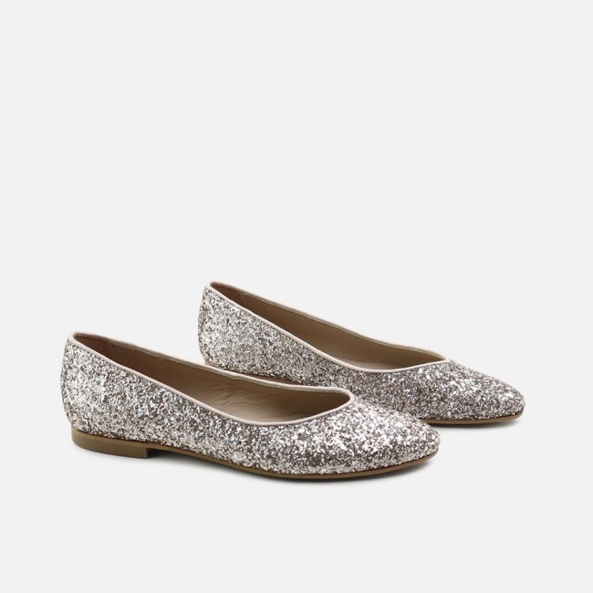 GLITTER POINTED MARY-JANES...