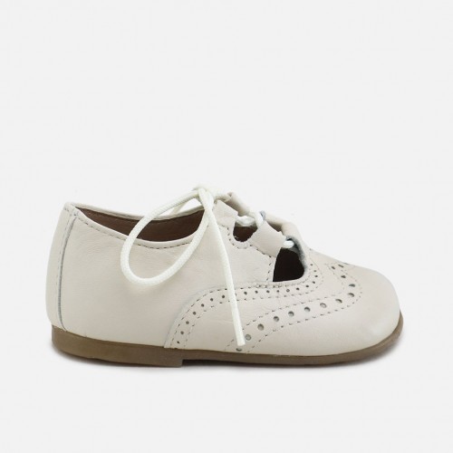 IVORY CUCADA OXFORD SHOES