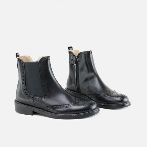 CHELSEA BOOT BLACK LEATHER...
