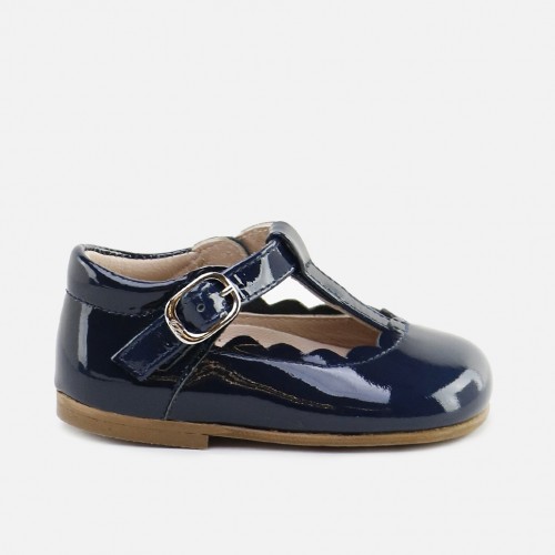 NAVY PATENT LEATHER...