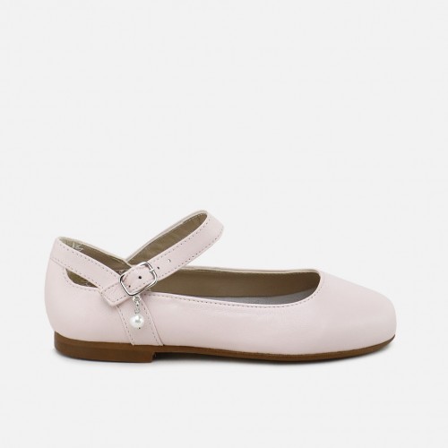 SOFT PINK PEARL MARY-JANES...