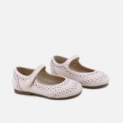 PINK WINGTIP MARY-JANES...