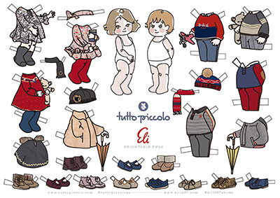 Tutto Piccolo and Eli 1957 create a cut-out with fashion and shoes