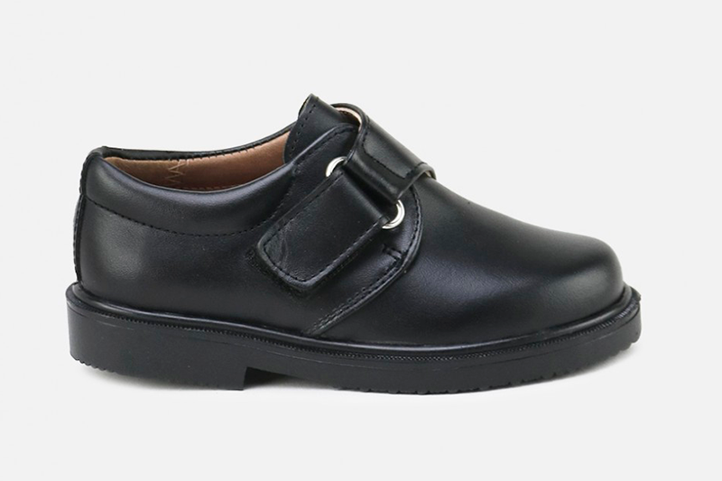 Black School Shoes: Classic Bluchers