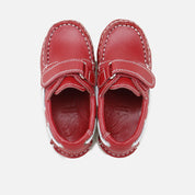 Red Velcro Nautical Shoes