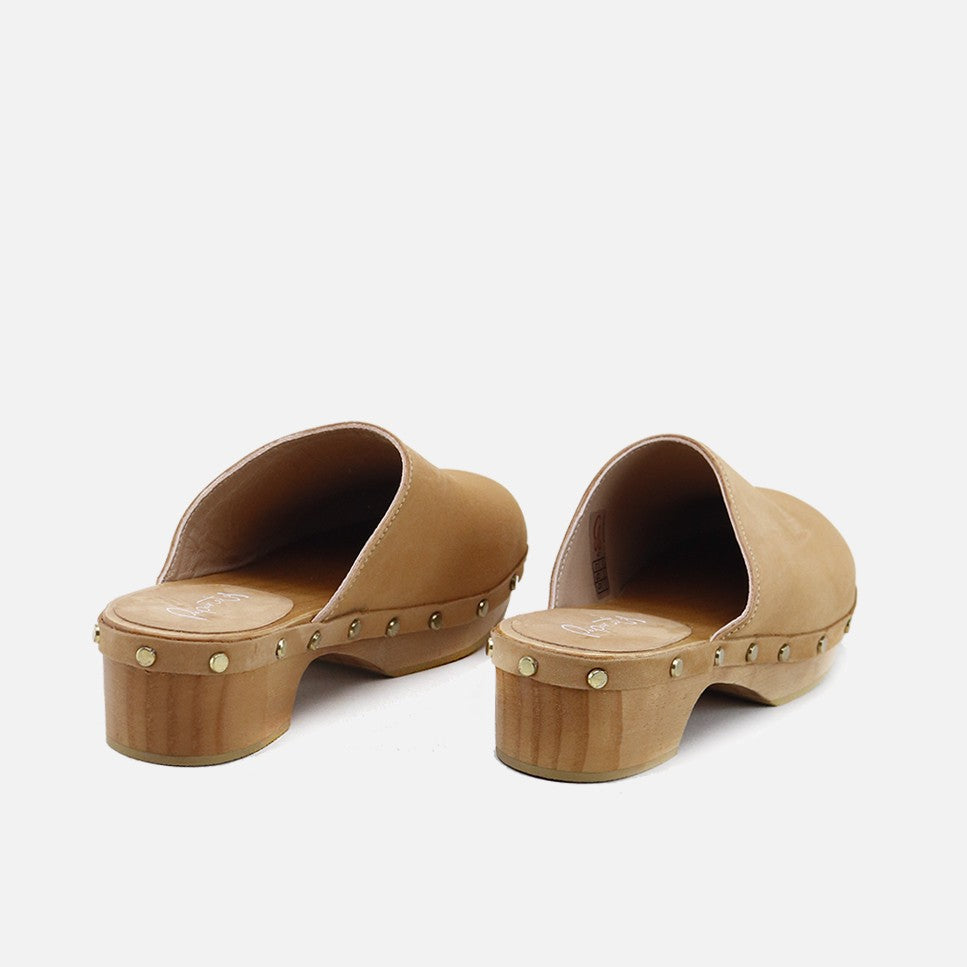 CLOGS VAQUETA NUBUCK LEATHER