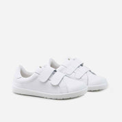 ELIBASIC WHITE WASHABLE SCHOOL VELCRO SHOES