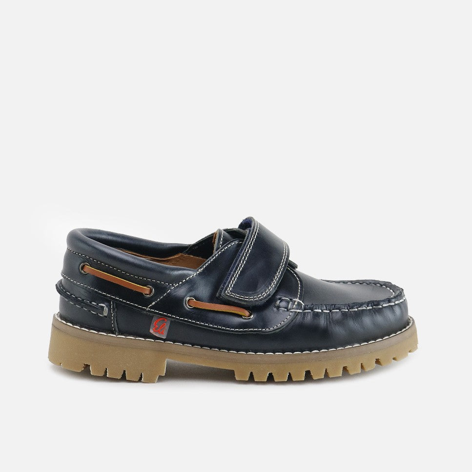 Sibaritas Navy Velcro Nautical Shoes