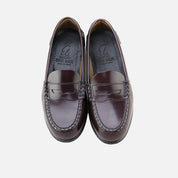 SIBARITAS BURGUNDY CASTILIAN LOAFERS