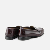 SIBARITAS BURGUNDY CASTILIAN LOAFERS