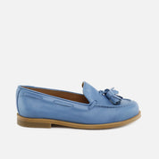 SIBARITAS DELFT LEATHER TASSEL LOAFERS