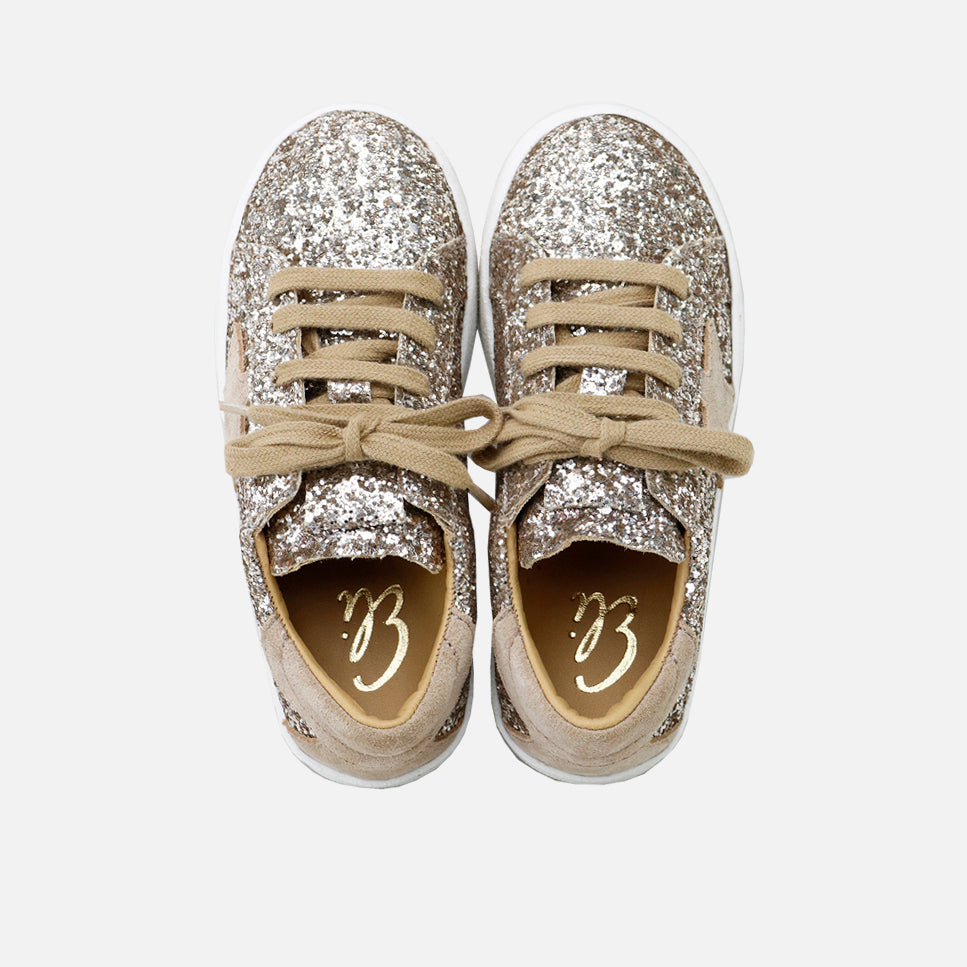 Star Glitter Skin Sneakers