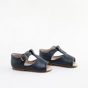 Cute navy blue chopped sandals