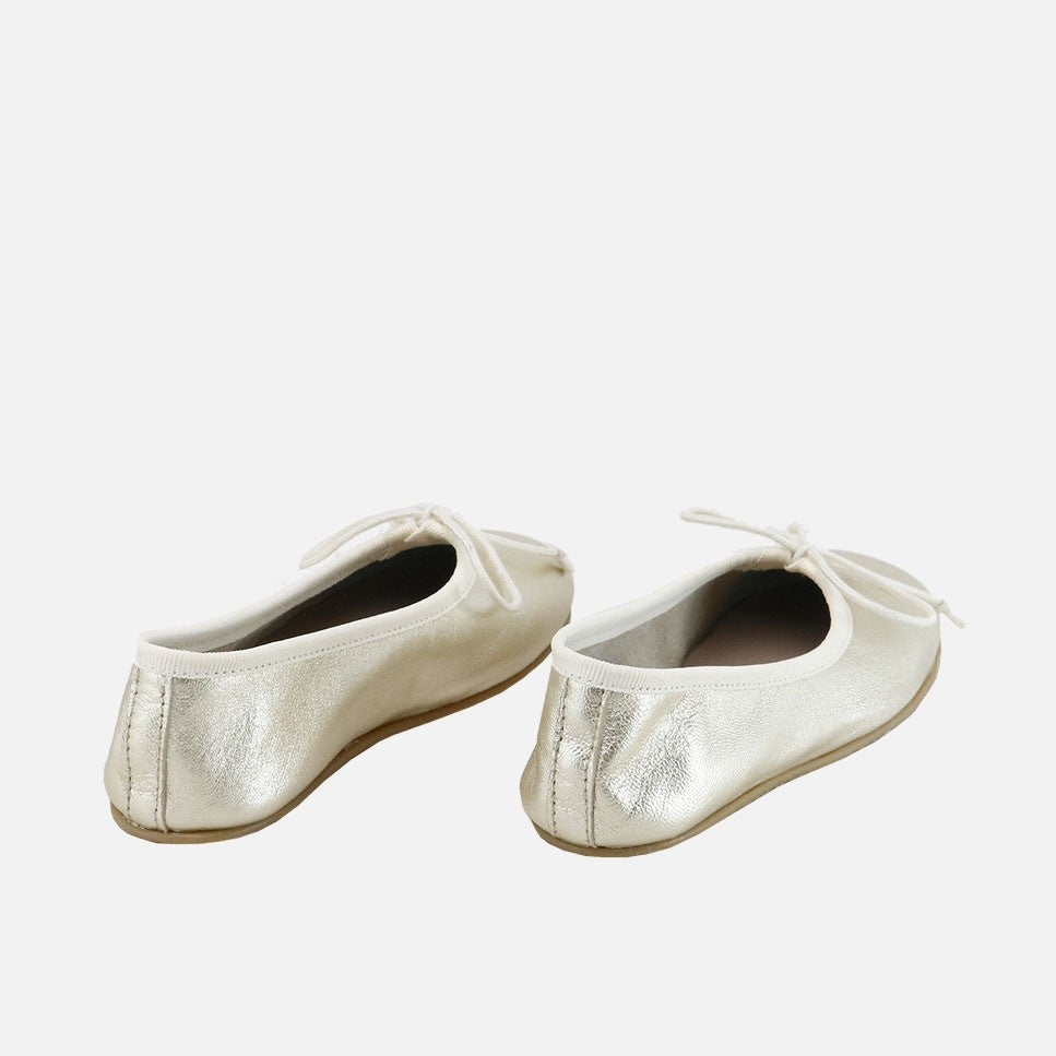 Soft Ballerinas Gold Bow Papanatas