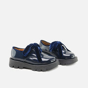 Blucher Patent Leather Navy Sibaritas