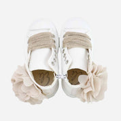 Plumeti White Flower Canvas Boots Urban57