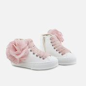 Plumeti Pink Flower Canvas Boots Urban57