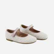 Mary Janes Grosgrain Linen Pibi Pink Papanatas