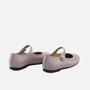 Papanatas Pink Grosgrain Mary Janes