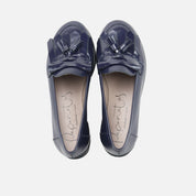 Navy Tassel Loafers Papanatas