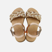 Rose Braid Gel Sandals