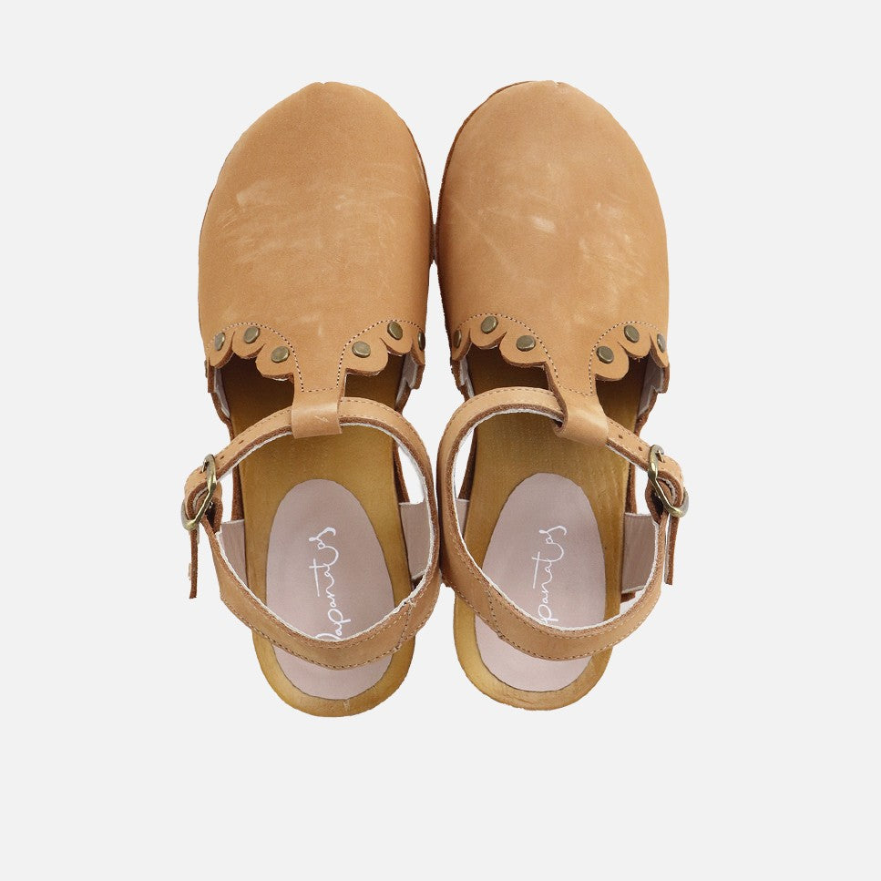 Studded Clog Cuoio Papanatas